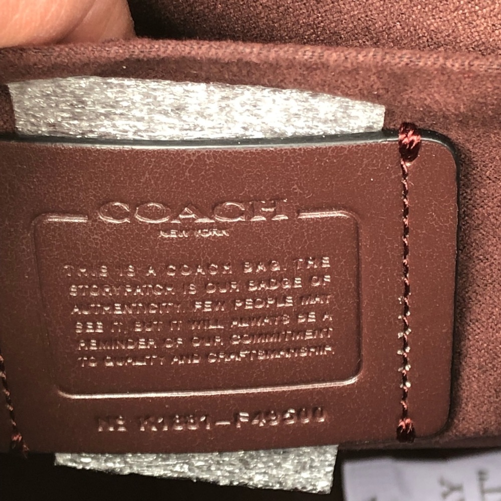 NWT Coach Zoe carryall satchel handbag leather - Picture 5 of 8